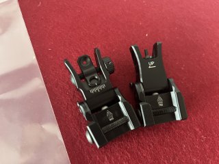 UTG BUIS back up iron sights AR15 Hera Schmeisser Oberland