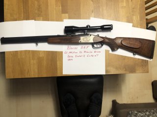 Blaser BBF 7x65R 12/70 mit Zeiss und Tornado Leuchtpunkt