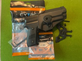 CYTAC KYDEX HOLSTER SIG P220-SERIE BAUÄHNLICHE NEU OVP MIT ZUBEHÖR