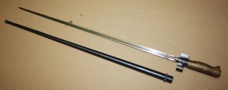orig. franz. WK1 Berthier-Lebel-Gras Bajonett -TIP TOP-