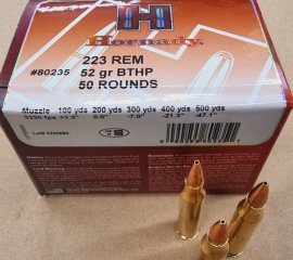 .223/52grs HPBT Match Hornady 500stk. No.80235 #SSZ Berka