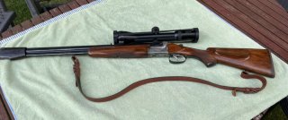 Neuwertige Bockbüchsflinte MERKEL Suhl BBF 7x65R 20/76 Swarovski 3-12x50 Z4i selten