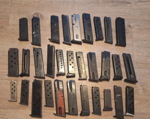 Konvolut Kurzwaffen Magazine div. Hersteller gebraucht 27 Stück