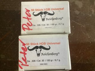 100 Reichenberger HDB Universal .308 150 grain