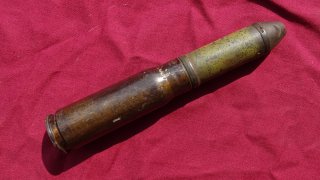 MG151/20 Munition. LUFTWAFFE - WEHRMACHT. Gefechtsmunition mit Minengeschoß. Deko - Inert