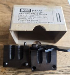 neue RCBS Gießkokille .37 - 250 grs Gascheck f. Kaliber .38-55 und .375 Winchester