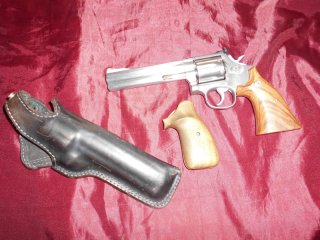 TOP 1A S&W 686-3 .357mag 6" Sportrevolver mit Zubehör TOP