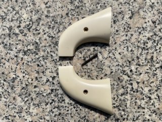 Elfenbeinoptik Griffschalen für Colt SAA