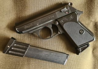 Selten Walther PPK 8mm PAK + verlängertes Magazin + 3 Holster Sammler Waffe Pistole