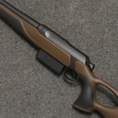 original SAUER 505 SYNCHRO XT "LEDERBRAUN" Kal. 30-06 mit M17x1 GEWINDE HEAVY LAUF no blaser