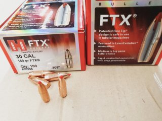 .30/160grs FTX Hornady No. 30395 Geschosse 100 Stk.