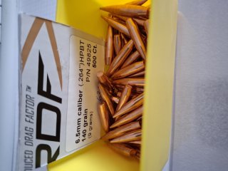 63 Geschosse Nosler RDF HPBT Dia. 264 6,5 mm / 140 grain OVP Top Neu keine Berger Hornady