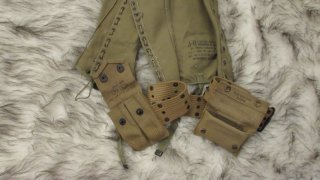ORIGINAL US ARMY PISTOLEN KOPPEL MAGAZIN TASCHE ERSTE HILFE TASCHE 1918 UND GARMASCHEN
