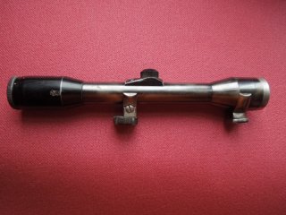 Vintage B.NICKEL "SUPRA" 4 X 36 Abs. # 1 + SEM f. MAUSER K98 Tubus 26mm aus STAHL! made in GERMANY