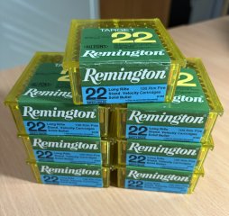 Paket: 7x Remington Target 22 lfb 100er Box - Vintage DuPont 6100