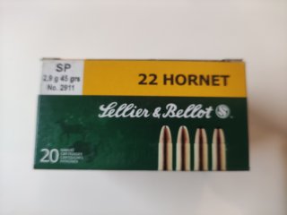 Sellier & Bellot .22 Hornet Teilmantel & Vollmantel