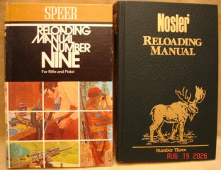 NOSLER und SPEER RELOADING MANUALS - umfassende Übersicht der gängigen Patronen - englisch -