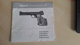 Hämmerli 208 International - Bedienungsanleitung - Instruktionen