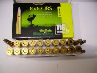 Brenneke 8x57IRS TIG Bleifrei + Geco TMR