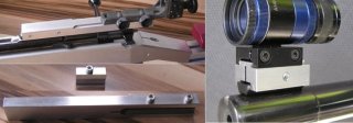 Visierlinienerhöhung – Rückverlagerung , für Diopter und Korntunnel, KK Anschütz 54