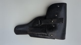Holster für Luger Pistole, Leder