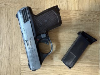 Mayer und Söhne Pistole - Mod. 5 - PTB 100 - 8mm Knall