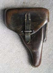 Pistolentasche Koffertasche für Pistole 38 P38 cww 1941 Carl Weiss Braunschweig WaA nicht P08