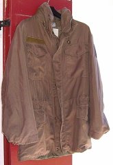 Jagd Pirschjacke Parka Gr. L dunkel oliv