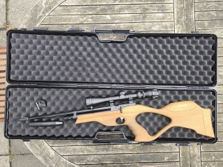 Diana Bandit mit Holzschaft Pressluft PCP Luftgewehr 4,5mm