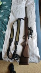 Mauser 98 7x64 Drückjagd Leuchtpunkt