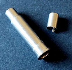 Reduzierhülse, Fangschusshülse 39 mm lang, Edelstahl