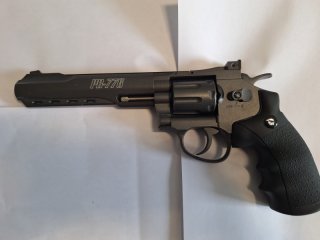 Großer CO 2 Revolver PR-776 4,5 mm Stahl BB