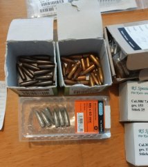 Projektile Geschosse cal. .30 .308 - .311 Restposten
