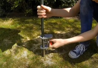 Schirmständer Edelstahl, unverwüstlich und universell einsetzbar