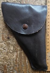 Original Leder-Holster dunkelbraun für Walther PP / Mauser /Sauer 38 H