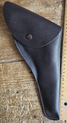 Großes Leder-Holster z.B. für Walther P38 / P1 / Luger P08 /4" Revolver
