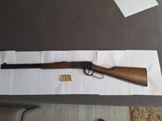 Unterhebel Cowboygewehr, CO2 4,5mm Stahl