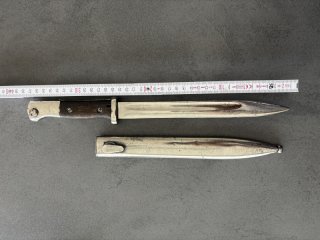 Bajonett K98 , 84/98 , Chrom , vernickelt