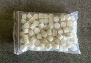 100 x Reinigungsfilze - Filzreiniger - Laufreiniger Cal. .30 - 7,5 mm