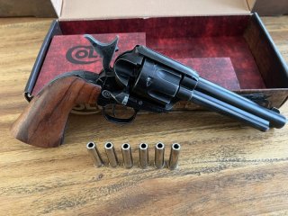 Umarex Colt SAA CO2 Revolver Kaliber 4,5mm Diabolo mit Holzgriffschalen