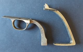 Messingrahmen, Revolvergriff, Resatzteil