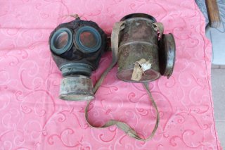 1916.Gasmaske. Originalstück aus dem WKI