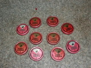 aus DDR Lagerbestand !! 10 x Dosen - DDR Punktkugeln 4,4mm !!!!!!