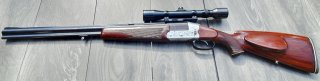 Heym BBF .222 Rem. Mag. + 16/70 mit Montagen + Zielfernrohr
