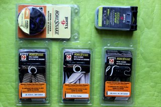 Konvolut Hoppe's BoreSnake 5x Laufreinigungsschnur Kal. .22 / .223 / 6,5mm / .32 8mm / 9mm .38 .357