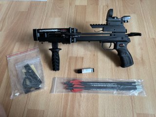 X-BOW fma SUPERSONIC Armbrust inkl. Red Dot & Bolzen