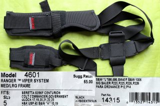 Bianchi Schulterholster Model 4601 RANGER VIPER SYSTEM MED/LRG FRAME Size 5 – NEUWERTIG