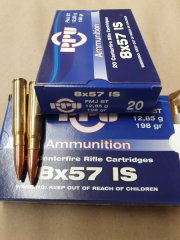 8x57 IS/198grs FMJBT PPU 20 Stk. A-213 #