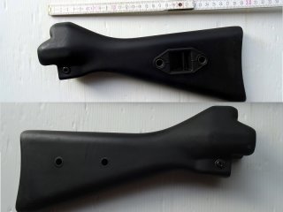Schaft wohl von MP5 oder ählichen Modellen.
