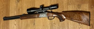 Blaser BBF 95 Luxus 8x57 IRS / 12/76 + Zeiss Conquest V6 2,5-15x56 + Blaser Sattelmontage